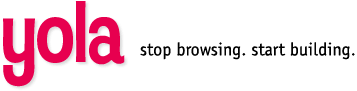 Yola - stop browsing. start building